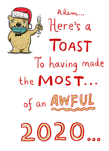 2020 Toast Christmas Card Cover
