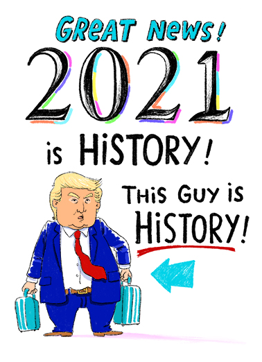 2020 is History  Card Cover