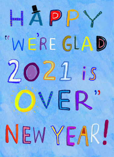 2020 is Over New Year's Ecard Cover