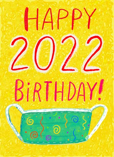 2021 Birthday Birthday Card Cover