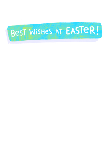 2021 Easter Lettering Ecard Inside