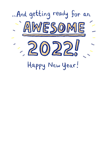 2021 Toast New Year's Card Inside