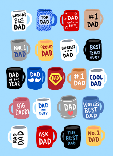 21 Mug Salute Father's Day Ecard Cover