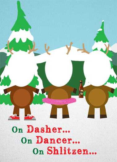 3 Reindeer  Card Cover