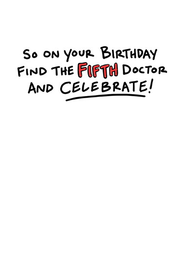 4 Out Of 5 Drs Birthday Ecard Inside