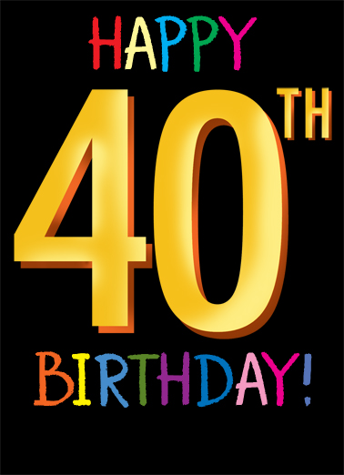 40th  Ecard Cover