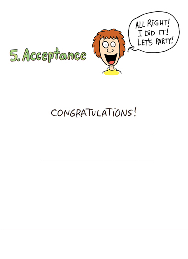 5 Stages Accomplishment New Home Card Inside