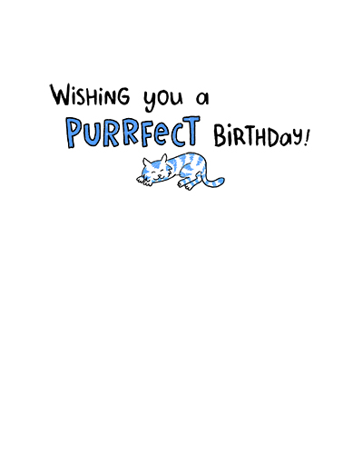 7 Dwarves Cats Birthday Ecard Inside