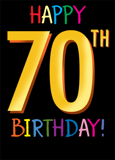 70th  Ecard Cover