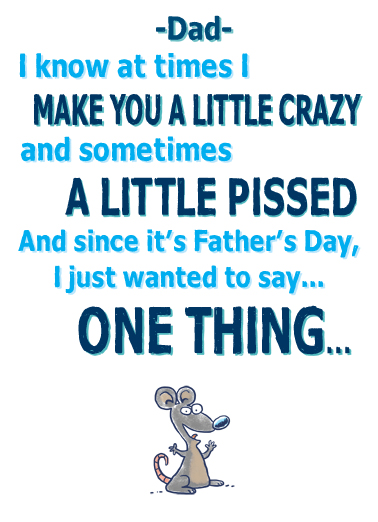 A Little Father's Day Ecard Cover