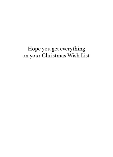 A New Job Christmas Card Inside