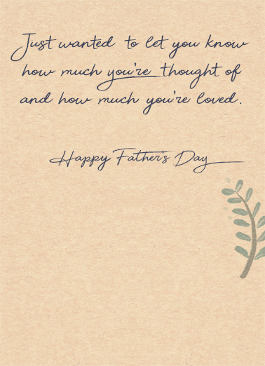 A Very Special Dad  Card Inside