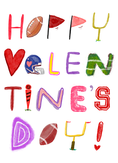 A Winner Valentine Valentine's Day Card Cover