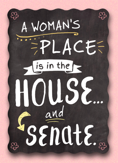 A Woman's Place  Ecard Cover