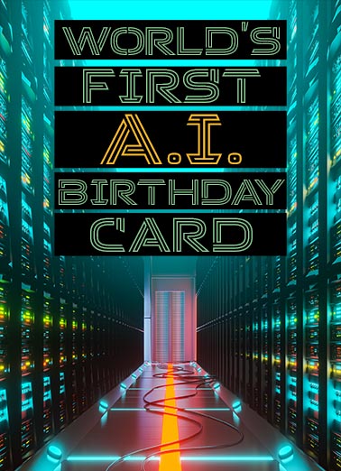 AI Card Birthday Card Cover