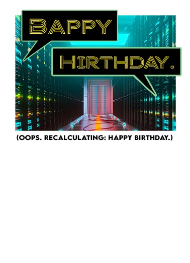 AI Card Birthday Ecard Inside