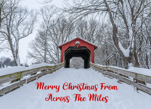 Across The Miles Bridge  Ecard Cover