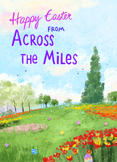 Across the Easter  Ecard Cover