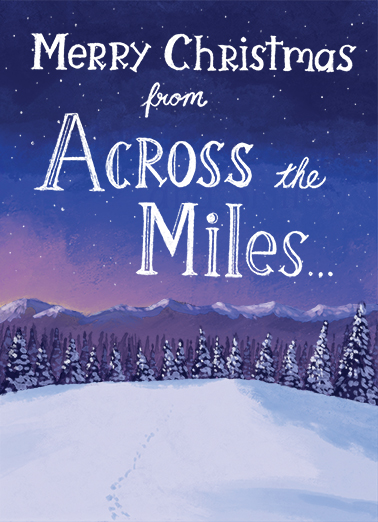 Across the Miles Christmas Ecard Cover