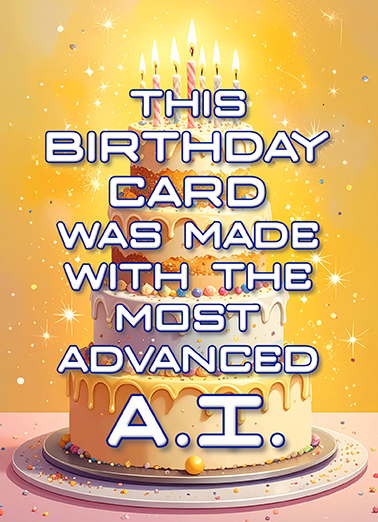 Advanced AI Birthday Birthday Ecard Cover