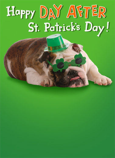 After St. Patrick's Day Card Cover
