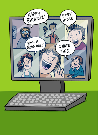 Almost Everyone Video Chat Card Cover