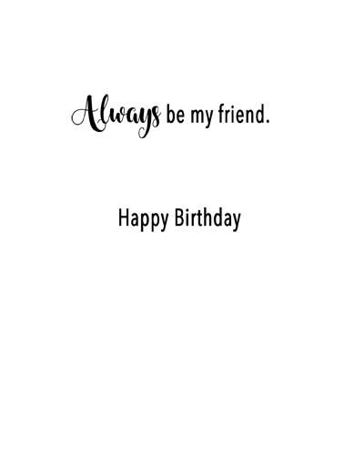 Always Wear Sunscreen 5x7 greeting Card Inside