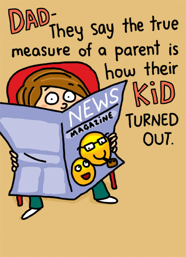 Amazeballs Father's Day Card Cover