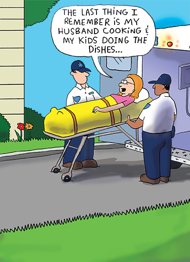 Ambulance Mom Cartoons Ecard Cover