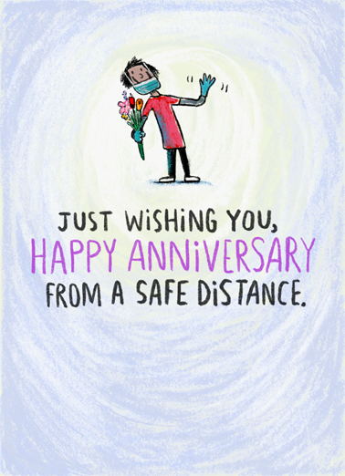 Anniversary Distance Quarantine Card Cover