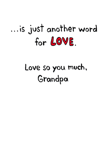 Another Word FD For Grandpa Card Inside