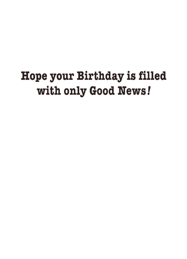 Apart Birthday Birthday Card Inside