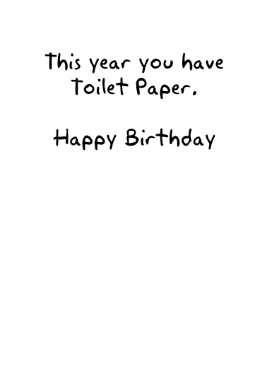 April Bday Critter Social Distancing Card Inside