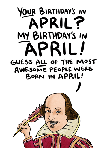 shakespeare birthday meme