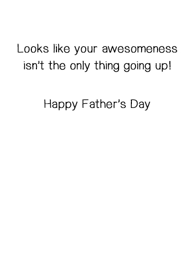 Arm Leg Gas Father's Day Ecard Inside