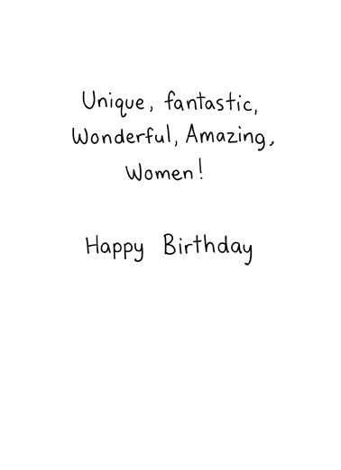 As We Get Older For Us Gals Card Inside