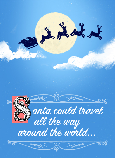As Wonderful Santa Cartoons Card Cover
