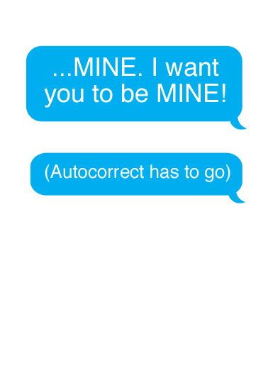 Autocorrect VAL Valentine's Day Ecard Inside