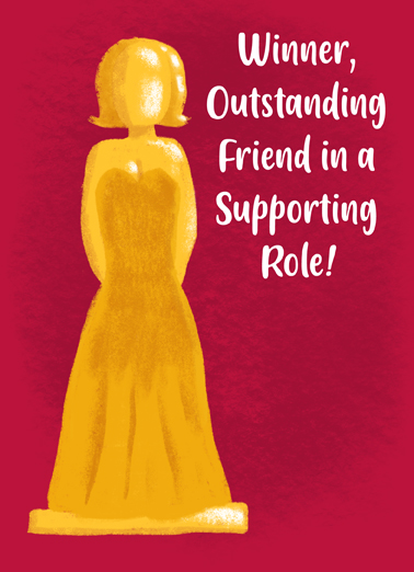 Award Winning Friend For Significant Other Card Cover