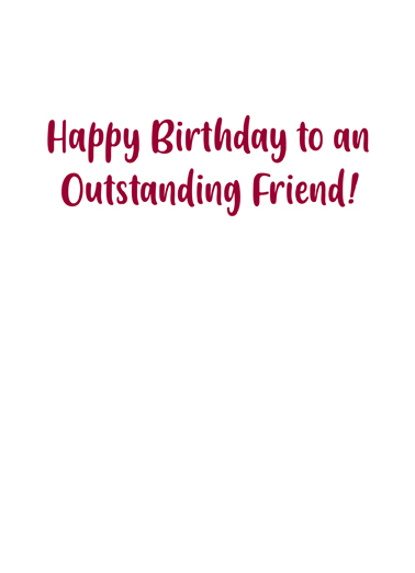 Award Winning Friend Fabulous Friends Card Inside