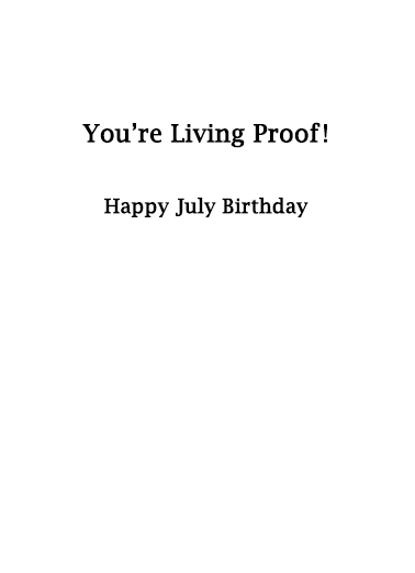 Awesome July July Birthday Ecard Inside