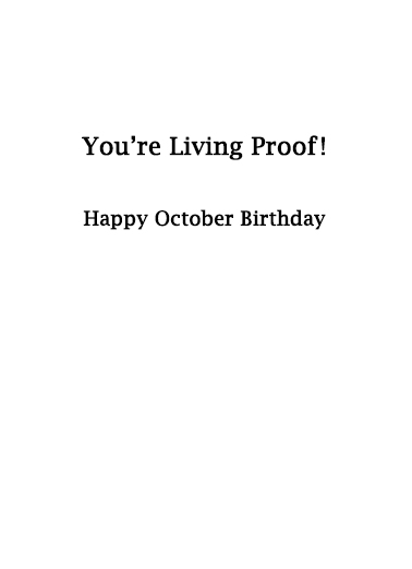 Awesome October Birthday October Birthday Ecard Inside