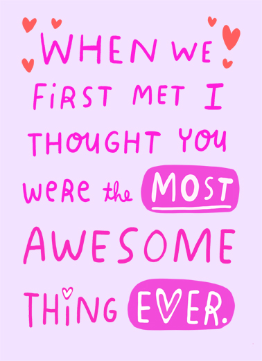 Awesome Thing Anniversary Tim Ecard Cover