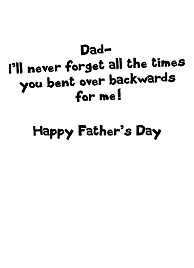 Backwards Dad Father's Day Ecard Inside