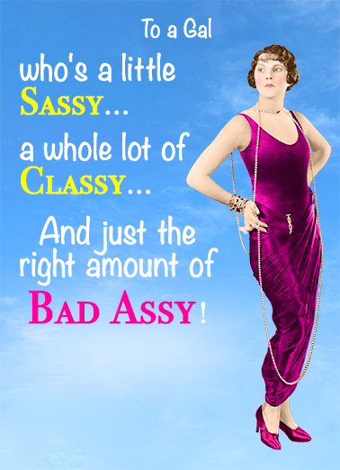 Bad Assy DO Birthday Card Cover