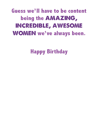 Be Content Humorous Card Inside