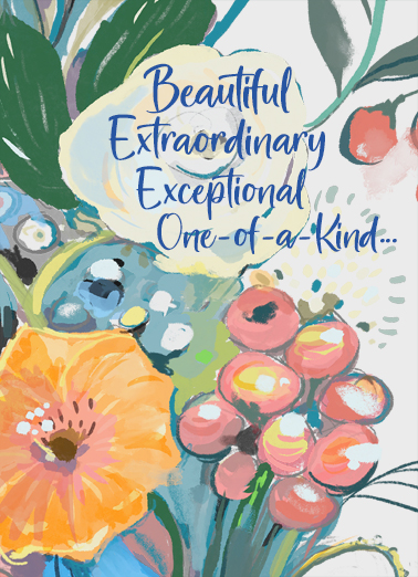 Beautiful Extraordinary Flowers Ecard Cover