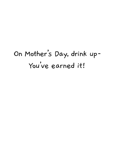 Because Kids For Mom Ecard Inside