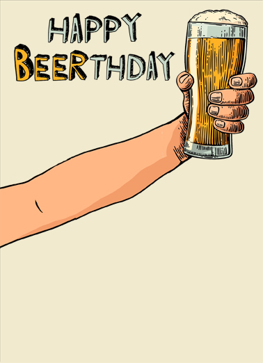 Beerthday Birthday Ecard Cover