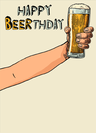 Beerthday Beer Ecard Cover